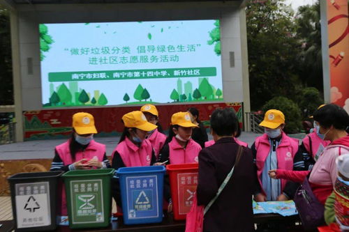 垃圾分類進(jìn)社區(qū)，巾幗力量顯擔(dān)當(dāng)——南寧市婦聯(lián)積極開(kāi)展垃圾分類志愿服務(wù)活動(dòng)